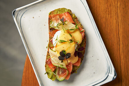 Сендвич лосось