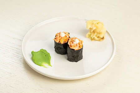 Абури с лососем