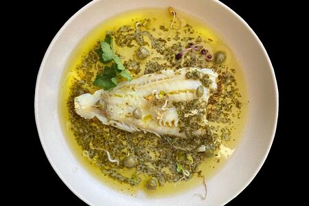 Филе нежной трески на пару