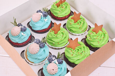 Капкейки Новогодние 