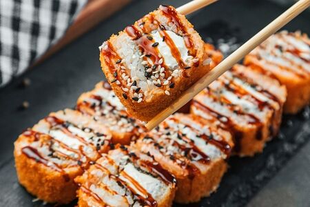 Жареный ролл Горячий шик