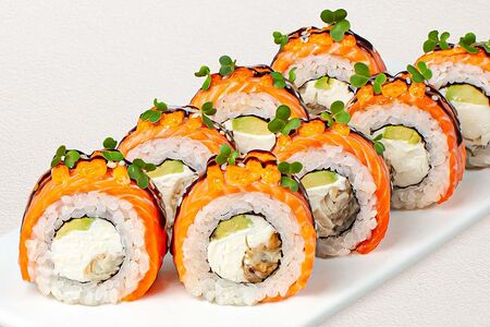 Ролл Филадельфия Прайм с угрем