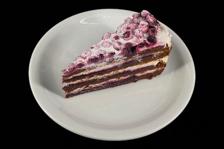 Кусок торта с Черной смородиной