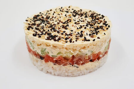 Салат Суши-торт Калифорния