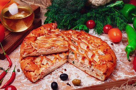 Пирог рыбный Горбуша