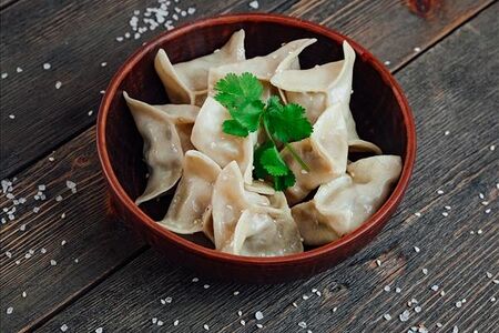 Вонтоны с томленой говядиной