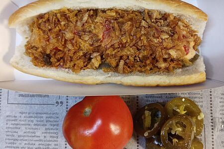 Хот-дог Датский куриный с халапеньо