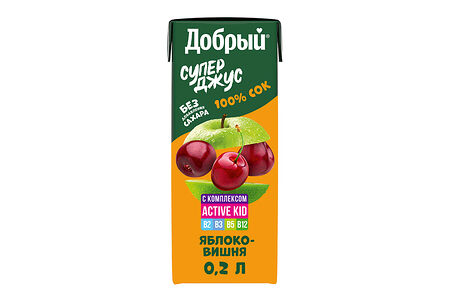 Сок Добрый Яблоко-Вишня
