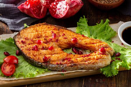 Стейк из семги