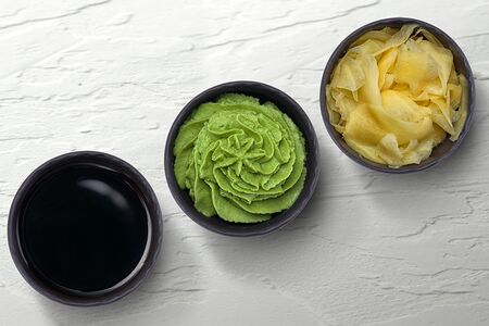 Комплект соевый, имбирь, васаби