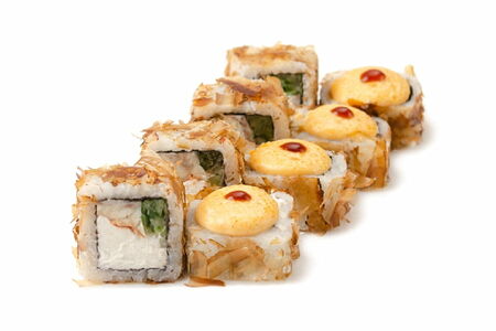 Запечённый ролл Асам с угрём