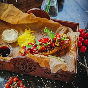 Ролл-дог с лососем