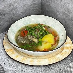 Хашлама с говяжьими ребрами