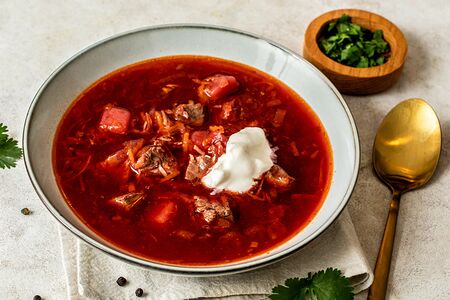 Борщ с говядиной