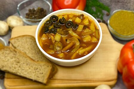 Солянка грибная