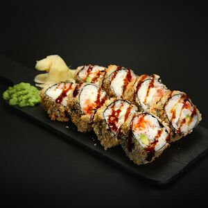 Жареный ролл Хаманиши 