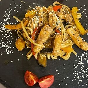 Սոբա մանրածովախեցգետնով