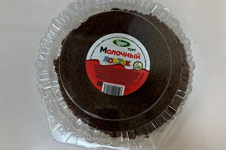 Торт молочный ломтик 