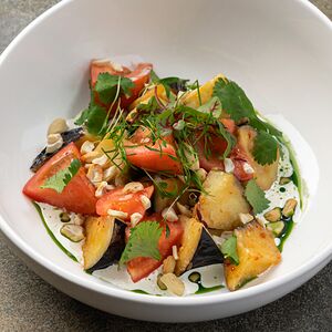 Салат с баклажанами