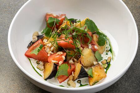 Салат с баклажанами