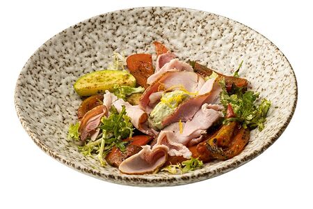 Гриль салат с бужениной