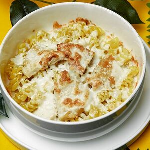 Макарошки с куриной грудкой