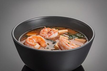 Мисо суп с креветками