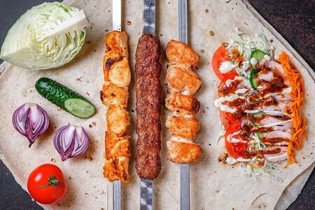 Острая с курицей