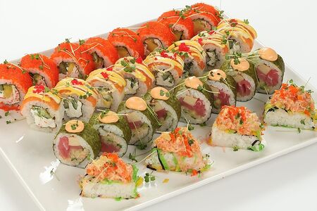 Сет сендай new и 3 набора: васаби, имбирь, соевый соус)