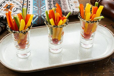 Овощная соломка детское меню