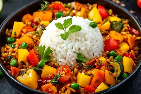 Рис с овощами