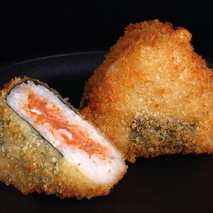 Темпура онигири Лосось