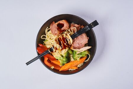 Рамен с курицей в терияки Мини