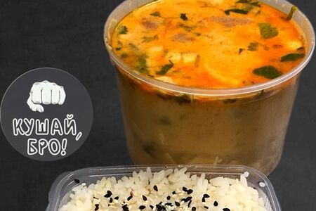 Том ям с креветками