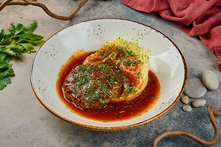 Котлета с гарниром