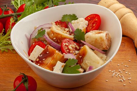 Салат Хрустящие баклажаны от хозяйки