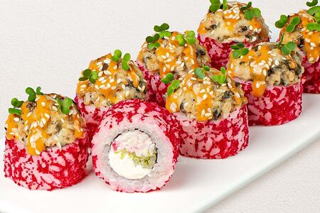 Шеф-ролл с угрем