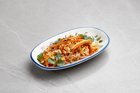 #Рис с овощами в соусе терияки