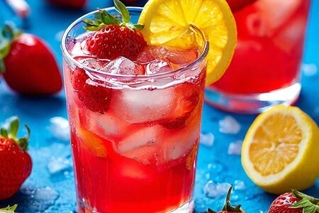 Лимонад Клубничный