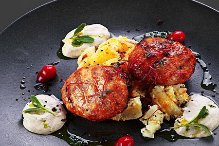 Куриные котлеты с гратеном