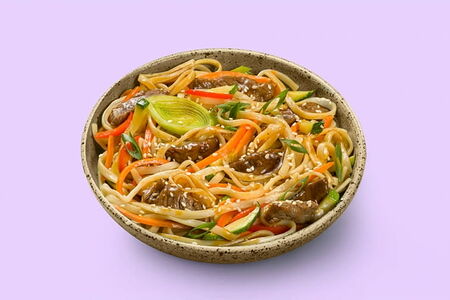 Удон с говядиной