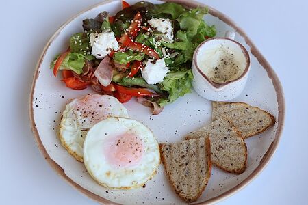 Яичница с беконом