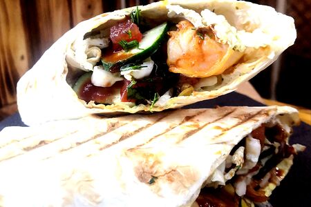 Шаурма с креветкой 