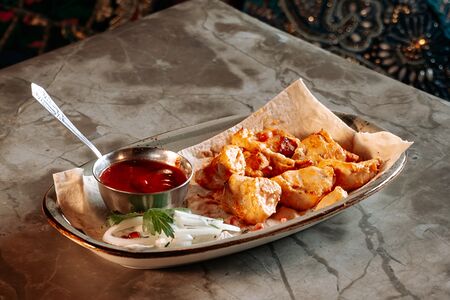 Шашлык из куриной грудки