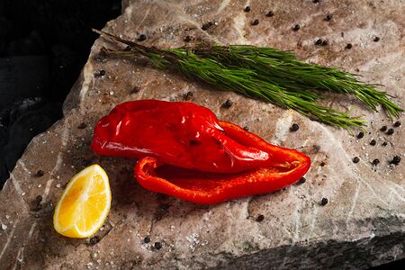 Болгарский перец на мангале