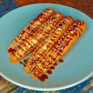 Сырный стрипс-ролл 