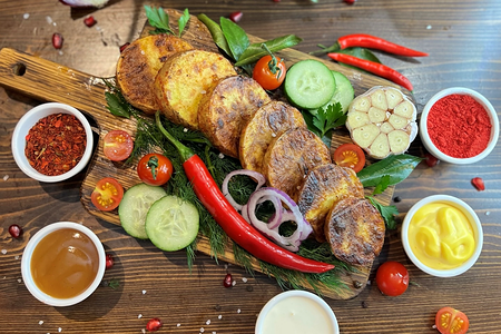 Картофель на углях