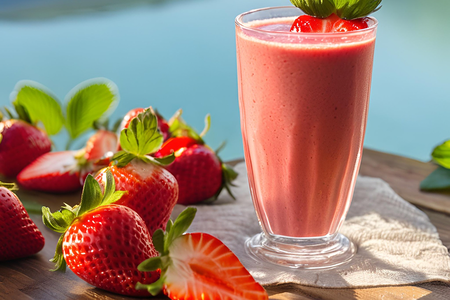 Смузи клубничный гаспачо