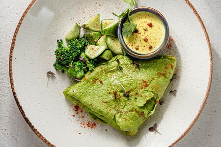 Зеленый омлет