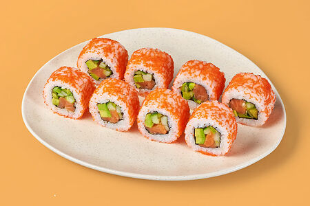 Ролл Калифорния с лососем